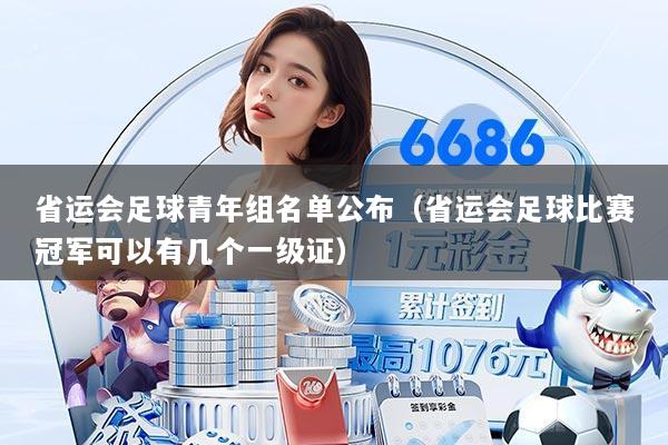 省运会足球青年组名单公布(省运会足球比赛冠军可以有几个一级证)