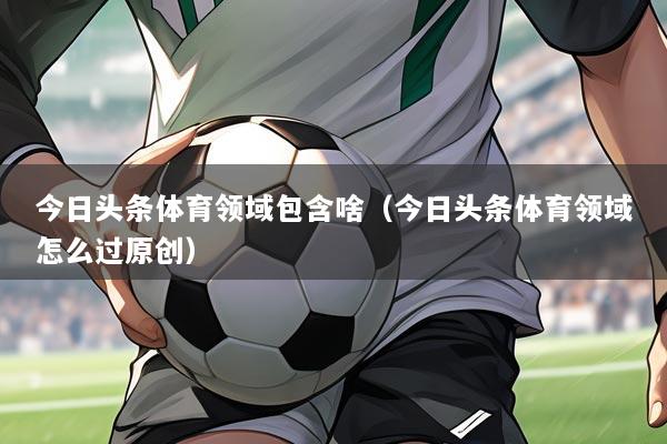 今日头条体育领域包含啥(今日头条体育领域怎么过原创)